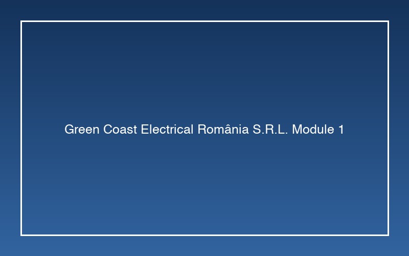 Modul Tehnologic 1